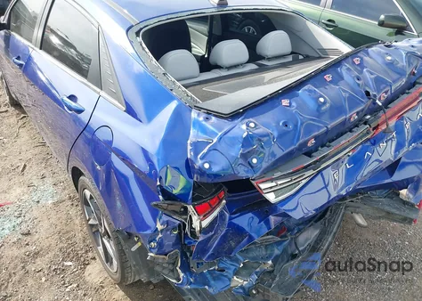 2021 Hyundai Elantra Limited из США, поврежденный, VIN 5NPLP4AG2MH043498